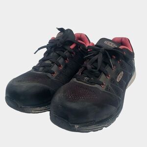 Keen Utility Vista Energy Safety Shoe Womens 8.5 Konnect Fit Black Pink Workwear
